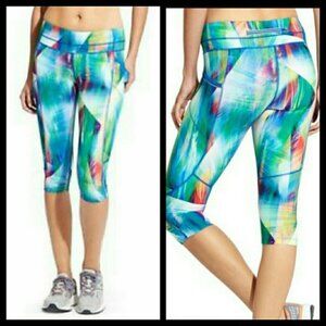 Athleta Tropea Dobby Be Free Knicker Leggings Size Small